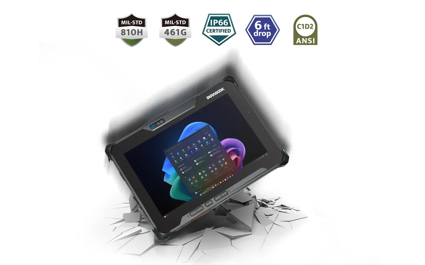 Durabook R10 Robustes Tablet Copilot+ PC R0M1A25A_AXX
